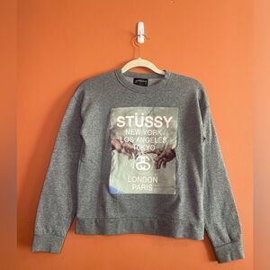 NEW Stussy Crewneck Sweater Womens Size XS